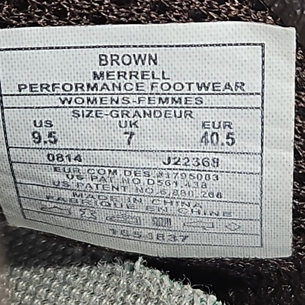 Merrell Encore Groove Floral Womens 9.5 Brown Clog Leather Slip On Mule Nurse - Picture 9 of 11